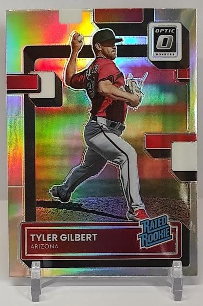 2022 Panini Donruss Optic Silver Prizm Rated Rookie Tyler Gilbert Arizona #95