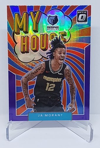 2021-22 Panini Donruss My House Purple Prizm Ja Morant Grizzlies #12