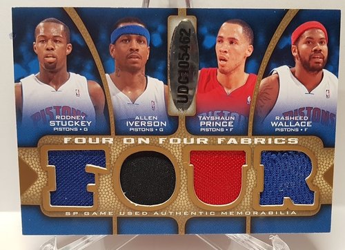 2009-10 Upper Deck Sp Game Used Four on Four Fabrics 49/65