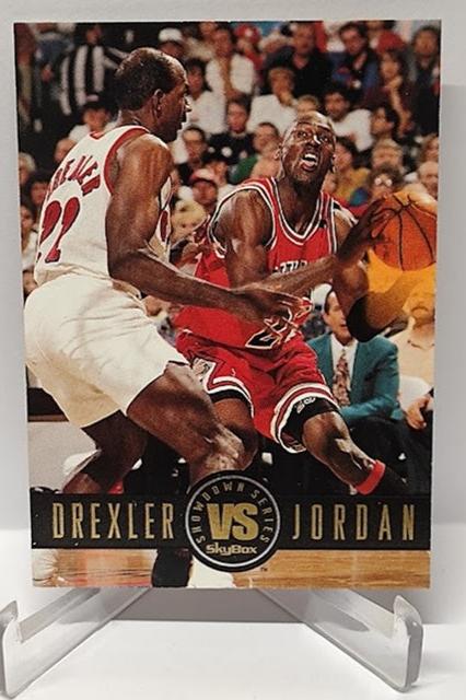 1994 Skybox Showdown Series Drexler vs Jordan #11