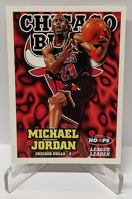 1996-97 Skybox Hoops Leaders Michael Jordan Bulls #1 *2