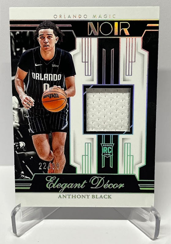 2023-24 Panini Noir Elegant Decor RC Anthony Black Orlando 22/99 *4