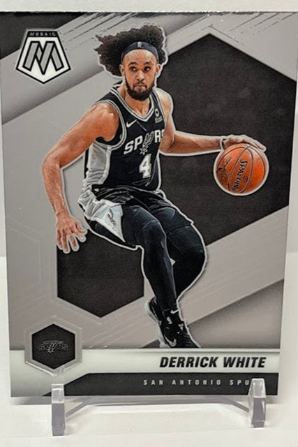 2020-21 Panini Mosaic Derrick White San Antonio Spurs #63