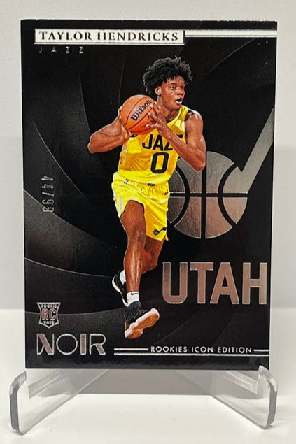 2023-24 Panini Noir RC Taylor Hendricks Utah Jazz 44/99 #199 *4