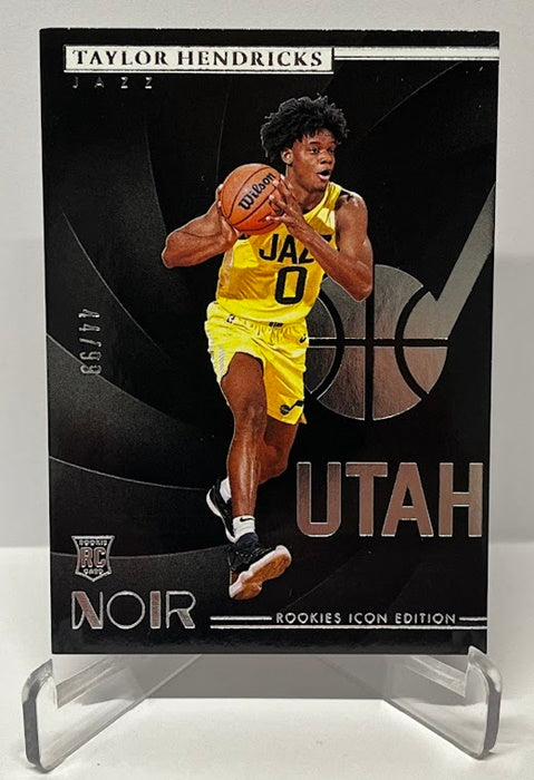 2023-24 Panini Noir RC Taylor Hendricks Utah Jazz 44/99 #199 *4