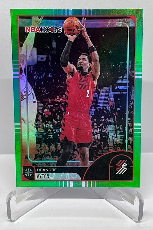 2025-26 Topps Hoops Green DeAndre Ayton Portland Trail Blazers #5