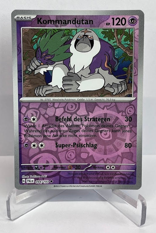 Pokemon Entwicklungen in Paldea Kommandutan 094/193 Reverse Holo Deutsch #99