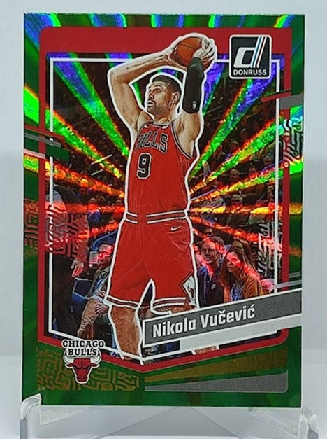 2023-24 Panini Donruss Green Laser Nikola Vucevic Bulls #115