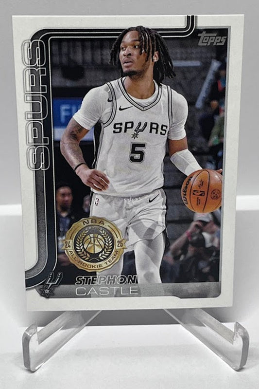 2025-26 Topps NBA All Rookie Team Stephon Castle Spurs #197