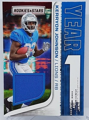 2019 Panini Rookies & Stars Year 1 Kerryon Johnson Lions