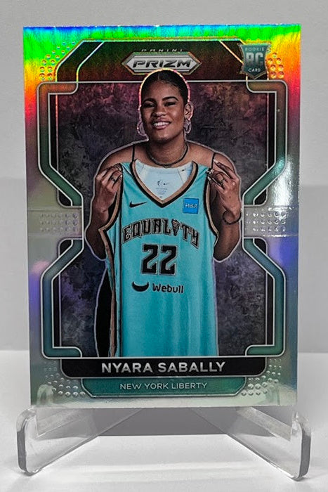 2022 Panini Prizm WNBA Silver Prizm RC Nyara Sabally Liberty #185