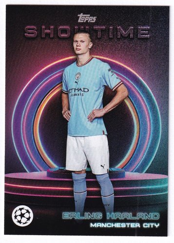 2022-23 Topps Showtime Champions League Erling Haaland Manchester