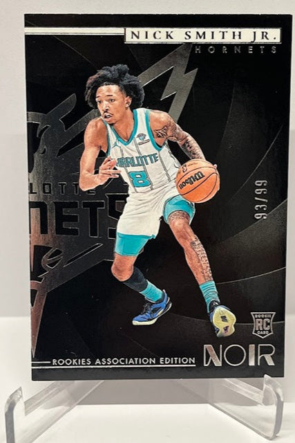 2023-24 Panini Noir RC Nick Smith jr Hornets 93/99 #156 *4