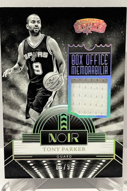 2023-24 Panini Noir Box Office Memorabilia Tony Parker Spurs 86/99 *4