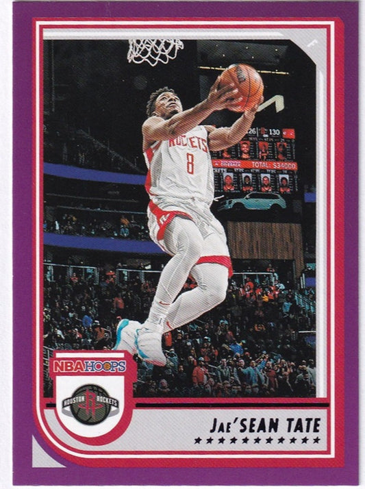 2022-23 Panini Hoops Purple Jae'Sean Tate Rockets #129