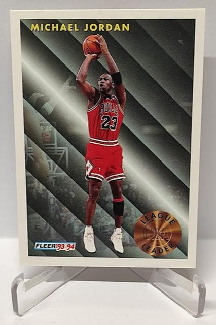 1993-94 Fleer League Leader Michael Jordan Bulls #224 *2