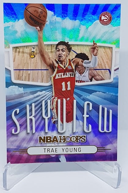 2022-23 Panini Hoops Skyview Holo Trae Young Hawks #10