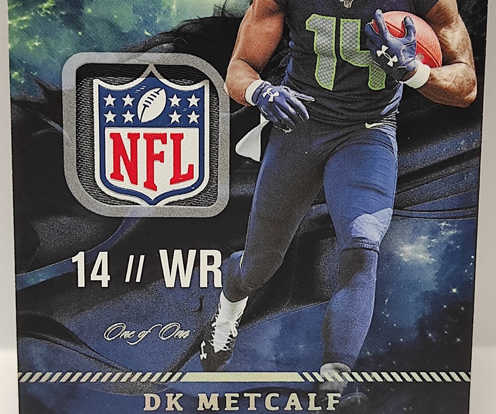 2019 Panini Origins NFL Tag Patch RC DK Metcalf 1/1 *2