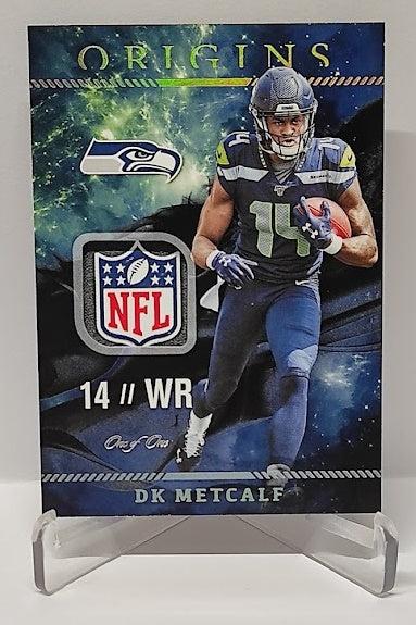 2019 Panini Origins NFL Tag Patch RC DK Metcalf 1/1 *2