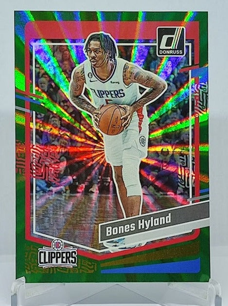 2023-24 Panini Donruss Green Laser Bones Hyland Clippers #1