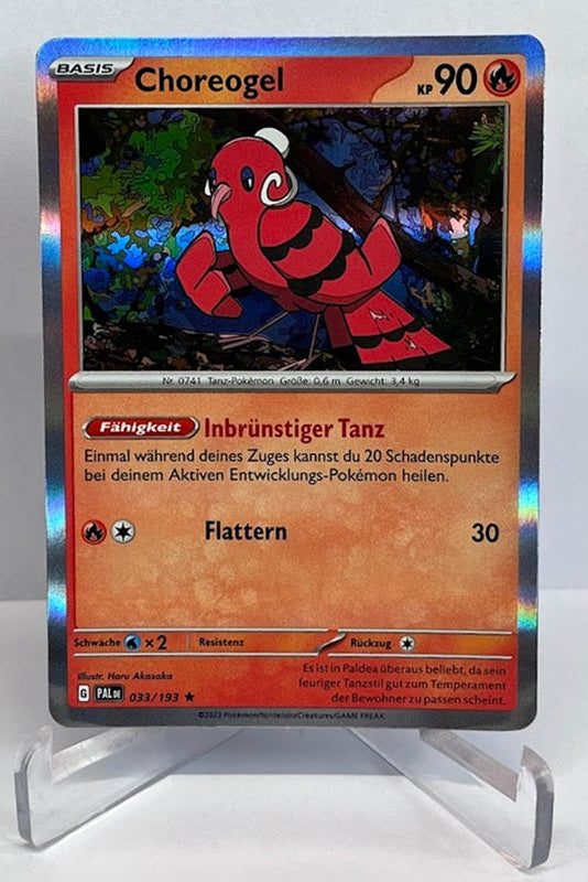 Pokemon Entwicklungen in Paldea Choreogel 033/193 Holo Deutsch #99