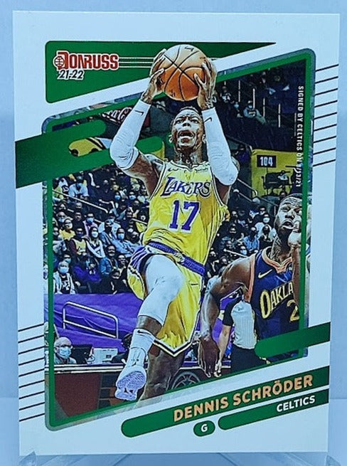 2021-22 Panini Donruss Dennis Schröder Celtics #130