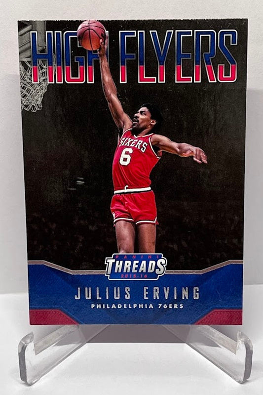 2015-16 Panini Threads High Flyers Julius Erving Philadelphia 76ers #6