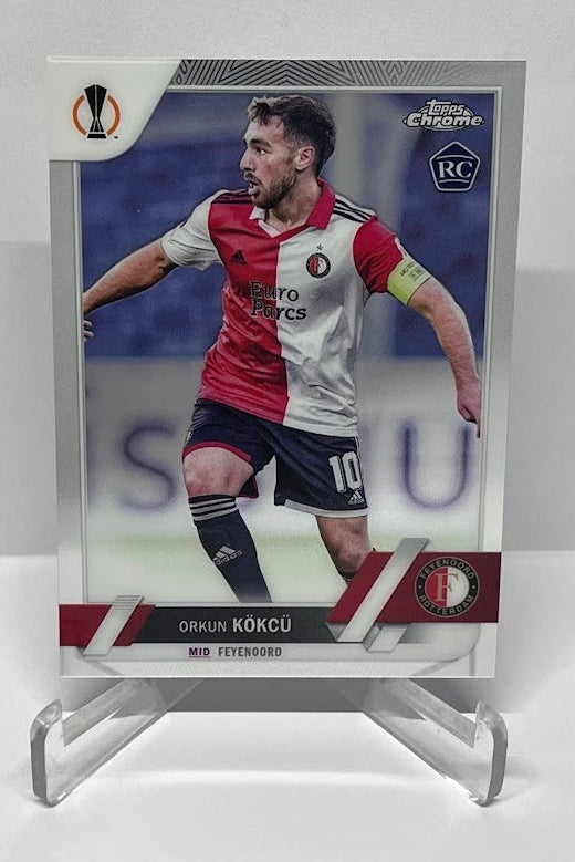 2023 Topps Chrome RC Orkun Kökcü Feyenoord Rotterdam #151