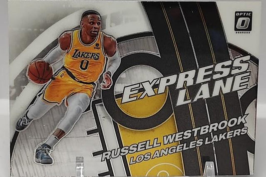 2021-22 Panini Optic Express Lane Russell Westbrook Lakers #14