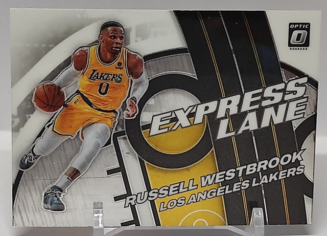 2021-22 Panini Optic Express Lane Russell Westbrook Lakers #14