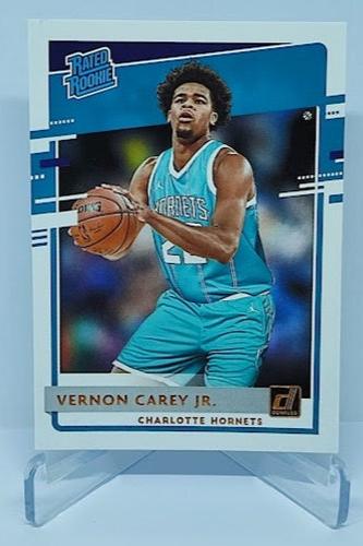 2020-21 Panini Donruss Rated Rookie Vernon Carey Hornets #241