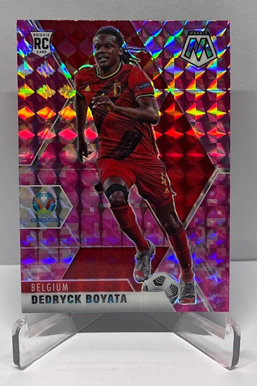2021 Panini Mosaic UEFA EURO Pink Prizm RC Dedryck Boyata Belgium #15