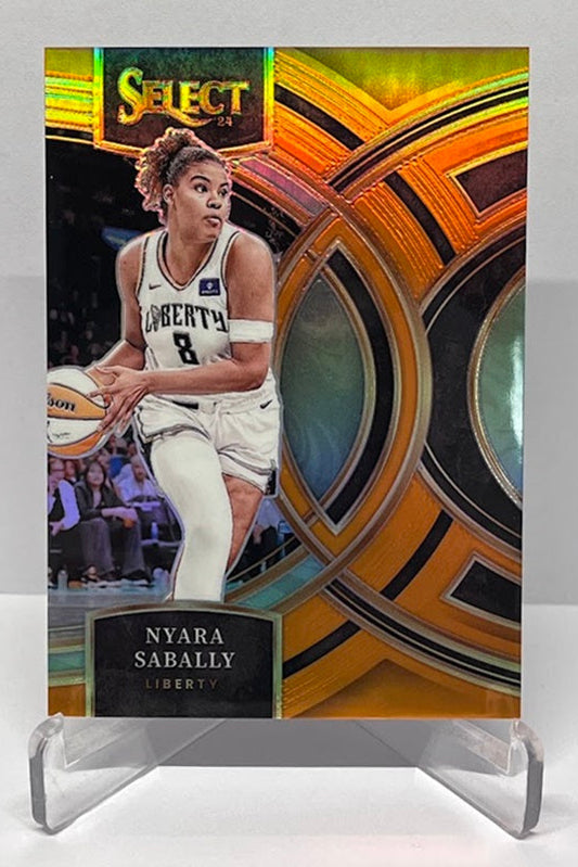 2024 Panini Select WNBA Orange Prizm Nyara Sabally Liberty 099/125 #111