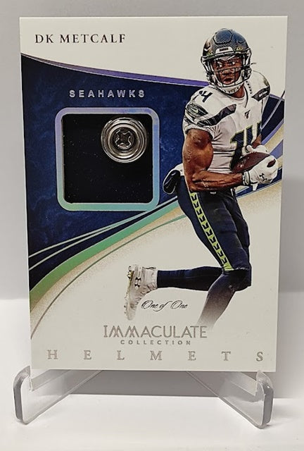 2020 Panini Immaculate Helmets DK Metcalf Seahawks 1/1 *2