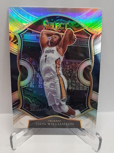 2020-21 Panin Select Silver Prizm Zion Williamson Pelicans #1