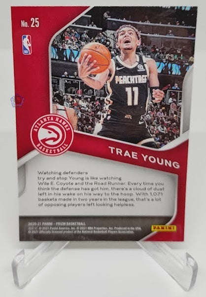 2020-21 Panini Prizm Dominance Trae Young Hawks #25