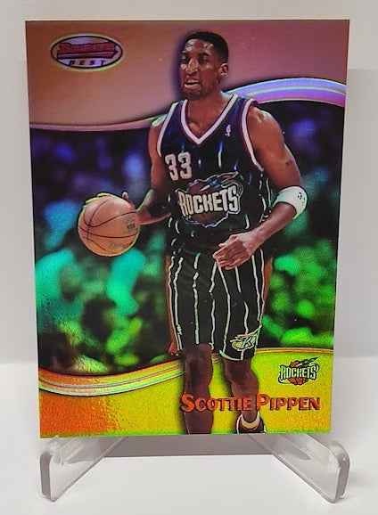 1999-00 Topps Bowmans Best Refractor Scottie Pippen Rockets 092/400 *2