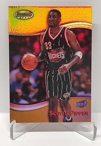 1999-00 Topps Bowmans Best Refractor Scottie Pippen Rockets 092/400 *2