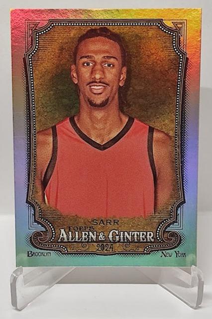 2024 Topps Allen & Ginter Alex Sarr Basketball Player #239