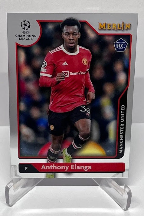 2022 Topps Merlin UEFA Champions League RC Anthony Elanga Manchester #143
