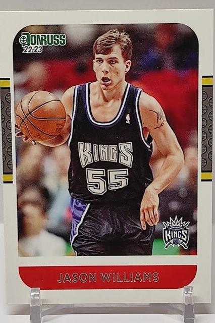 2022-23 Panini Donruss Retro Jason Williams Sacramento Kings #22