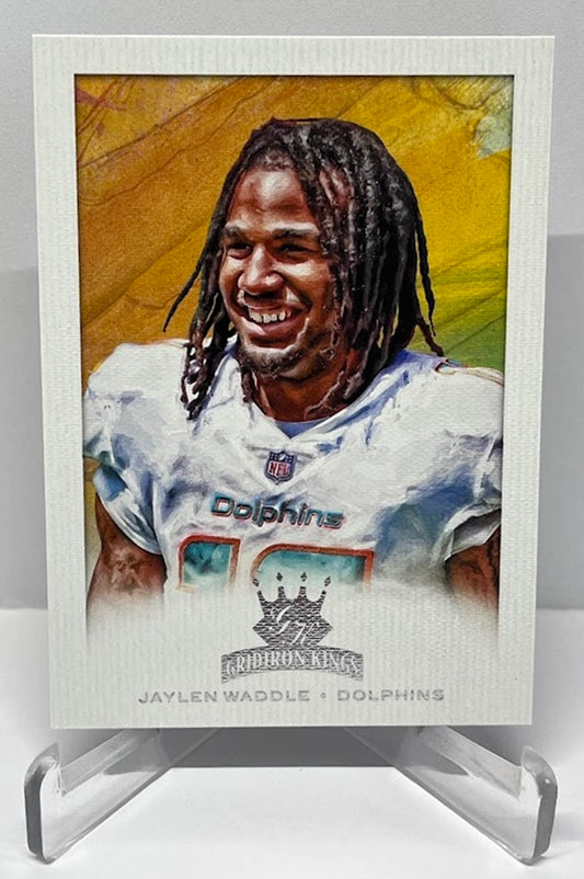 2021 Panini Chronicles Gridiron Kings Jaylen Waddle Dolphins