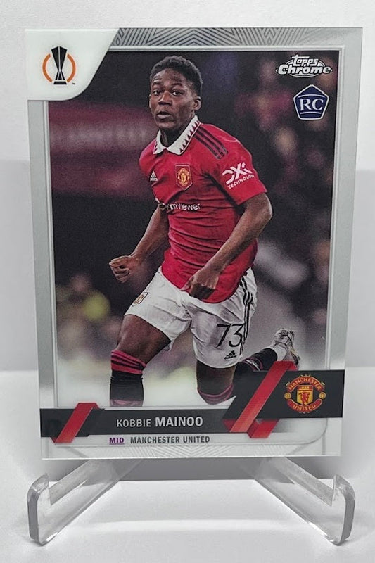 2023 Topps Chrome RC Kobbie Mainoo Manchester United #118