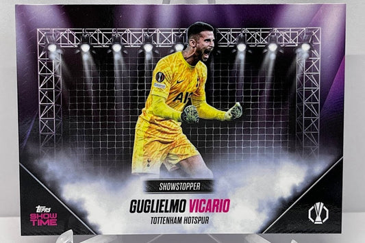 2024-25 Topps Showtime Showstopper Guglielmo Vicario Tottenham *5