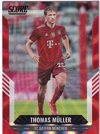2021-22 Panini Score FIFA Red Laser Thomas Müller Bayern München #177
