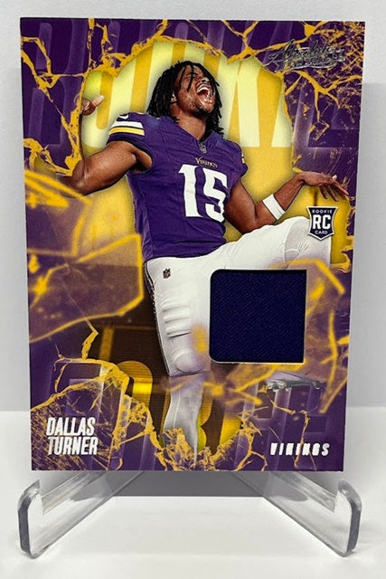 2024 Panini Absolute Memorabilia RC Dallas Turner Minnesota Vikings *3