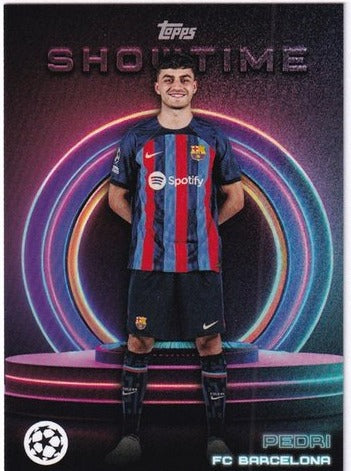 2022-23 Topps Showtime Champions League Pedri Barcelona