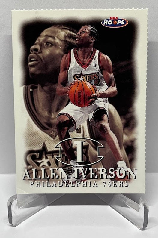 1998 Skybox Hoops Sample Allen Iverson Philadelphia 76ers