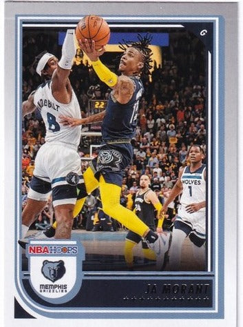 2022-23 Panini Hoops Ja Morant Grizzlies #133