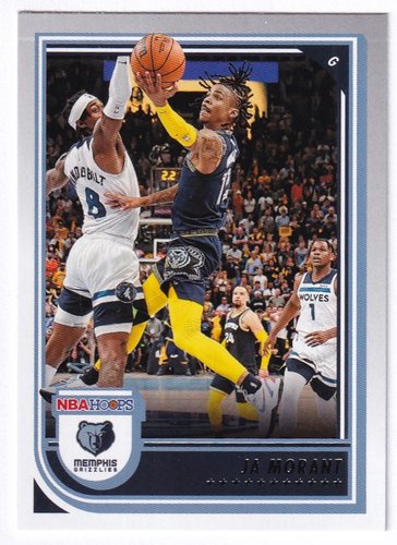 2022-23 Panini Hoops Ja Morant Grizzlies #133